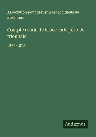 Compte rendu de la seconde période triennale