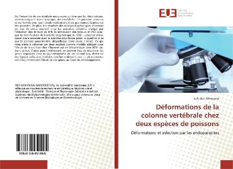 Déformations de la colonne vertébrale chez deux espèces de poissons
