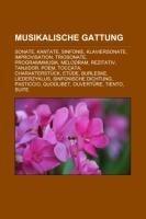 Musikalische Gattung