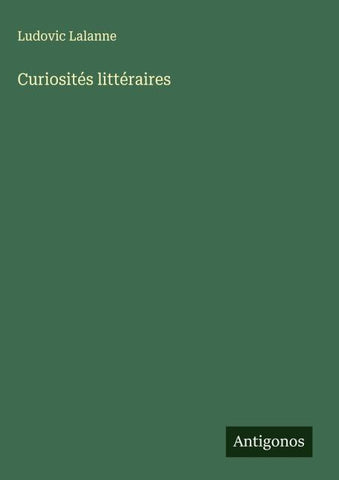Curiosités littéraires