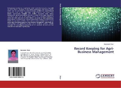 Record Keeping for Agri-Business Management