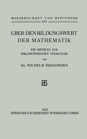 Über den Bildungswert der Mathematik