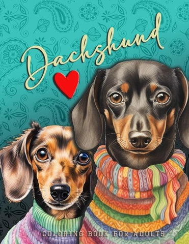 Dackel Malbuch für Erwachsene
