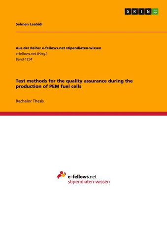 Test methods for the quality assurance during the production of PEM fuel cells