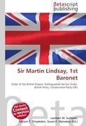Sir Martin Lindsay, 1st Baronet