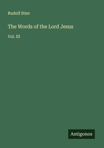 The Words of the Lord Jesus