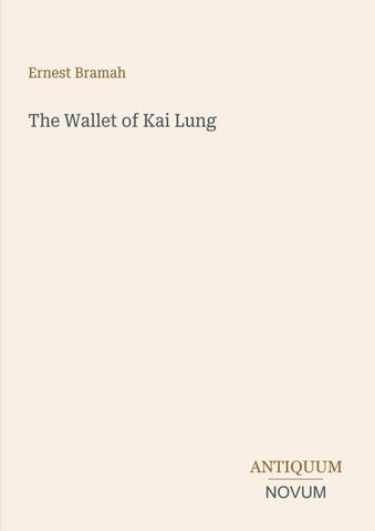 The Wallet of Kai Lung