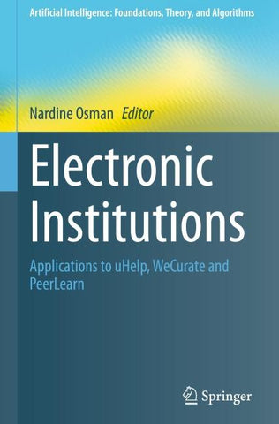 Electronic Institutions