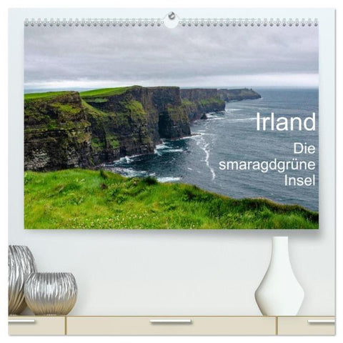 Irland - Die smaragdgrüne Insel (hochwertiger Premium Wandkalender 2026 DIN A2 quer), Kunstdruck in Hochglanz