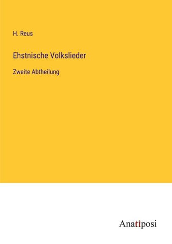Ehstnische Volkslieder