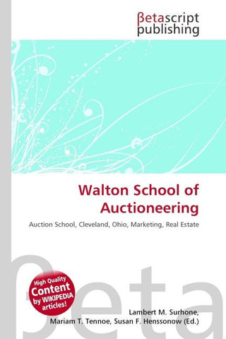 Walton School of Auctioneering