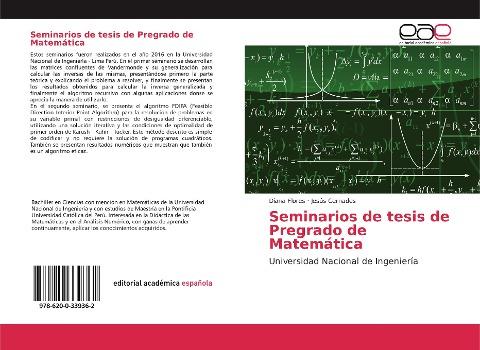 Seminarios de tesis de Pregrado de Matemática