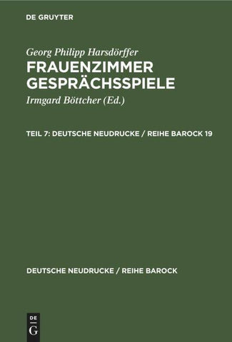 Frauenzimmer Gesprächsspiele. Teil 7