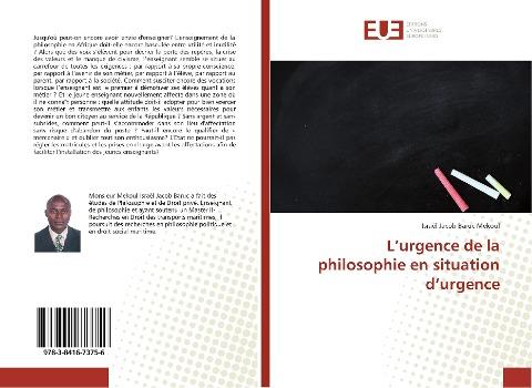 L'urgence de la philosophie en situation d'urgence