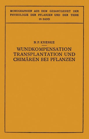 Wundkompensation Transplantation und Chimären bei Pflanzen