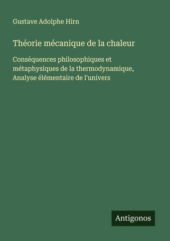 Théorie mécanique de la chaleur