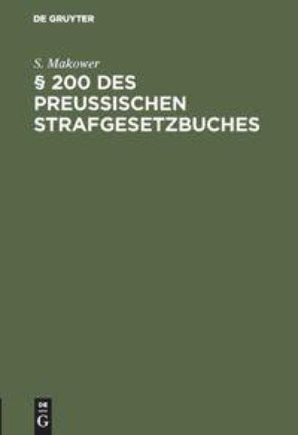 § 200 des Preussischen Strafgesetzbuches