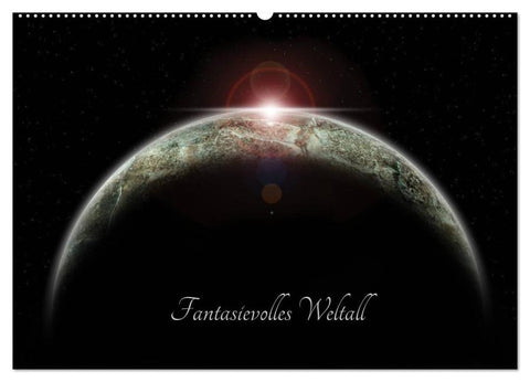 Fantasievolles Weltall (Wandkalender 2026 DIN A2 quer), CALVENDO Monatskalender