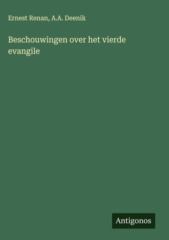 Beschouwingen over het vierde evangile