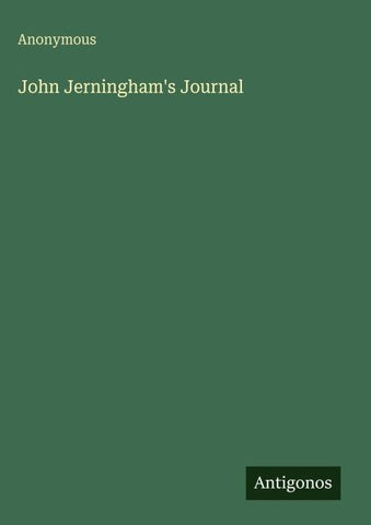 John Jerningham's Journal