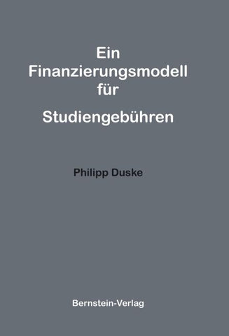 Ein Finanzierungsmodell für Studiengebühren