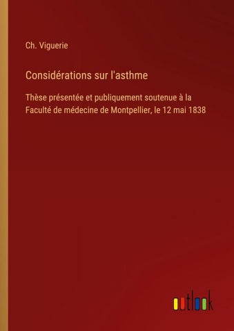 Considérations sur l'asthme