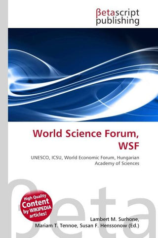 World Science Forum, WSF