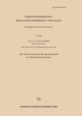 Der Aufbau komplexer Bewegungsabläufe aus Elementarbewegungen