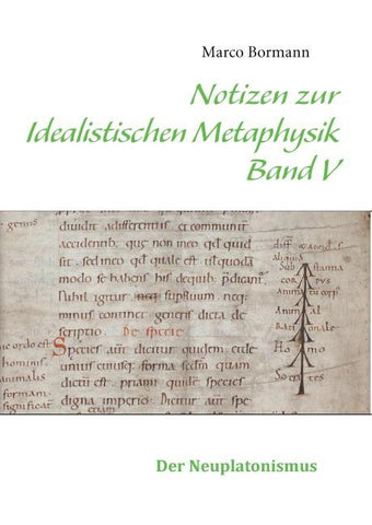 Notizen zur Idealistischen Metaphysik V