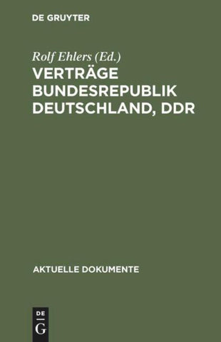 Verträge Bundesrepublik Deutschland, DDR