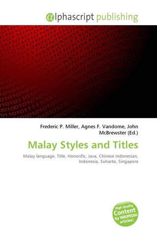 Malay Styles and Titles