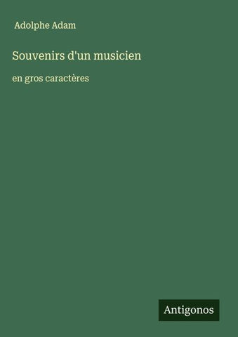Souvenirs d'un musicien