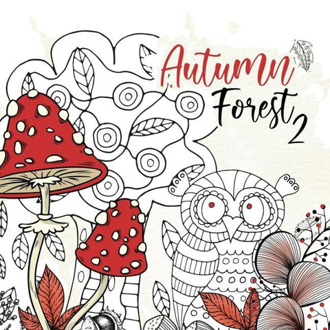 Herbstwald Malbuch für Erwachsene 2