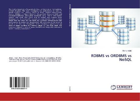 RDBMS vs ORDBMS vs NoSQL