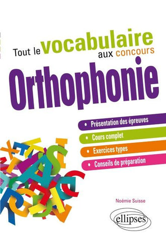 Tout le vocabulaire au concours d'orthophonie