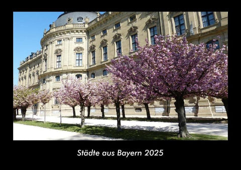Städte aus Bayern 2025 Fotokalender DIN A3