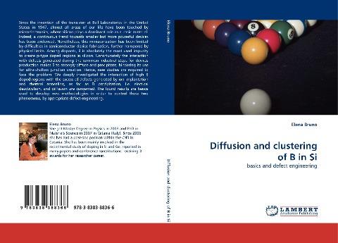 Diffusion and clustering of B in Si