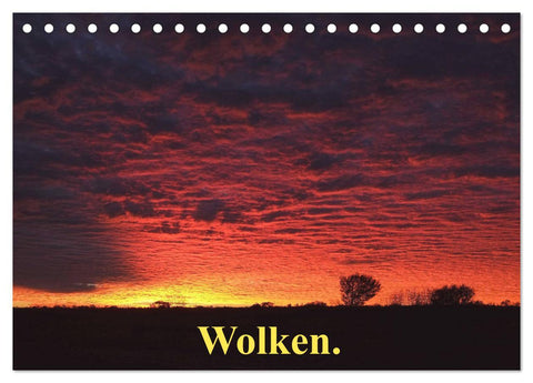 Wolken. (Tischkalender 2026 DIN A5 quer), CALVENDO Monatskalender