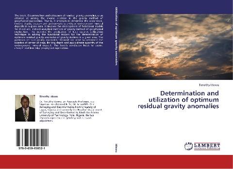 Determination and utilization of optimum residual gravity anomalies