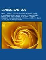 Langue bantoue
