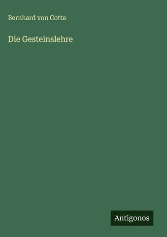 Die Gesteinslehre
