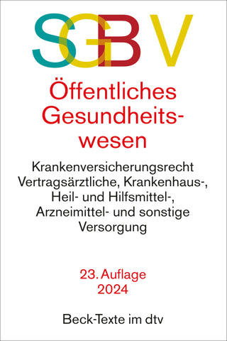SGB V Recht des öffentlichen Gesundheitswesens
