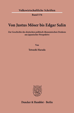 Von Justus Möser bis Edgar Salin