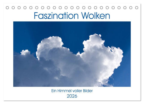 Faszination Wolken (Tischkalender 2026 DIN A5 quer), CALVENDO Monatskalender