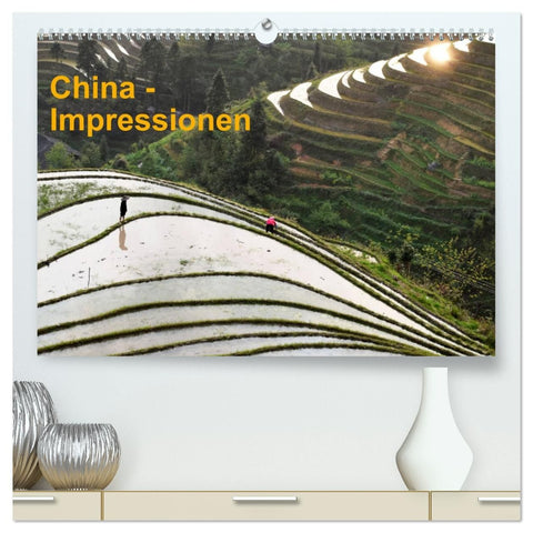 China-Impressionen (hochwertiger Premium Wandkalender 2026 DIN A2 quer), Kunstdruck in Hochglanz