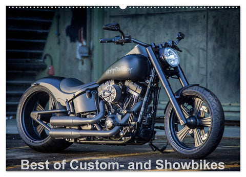 Best of Custom- and Showbikes Kalender (Wandkalender 2026 DIN A2 quer), CALVENDO Monatskalender