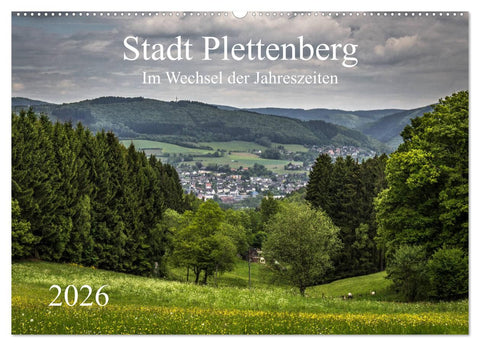 Stadt Plettenberg (Wandkalender 2026 DIN A2 quer), CALVENDO Monatskalender