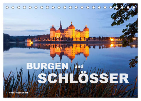 Burgen und Schlösser (Tischkalender 2026 DIN A5 quer), CALVENDO Monatskalender