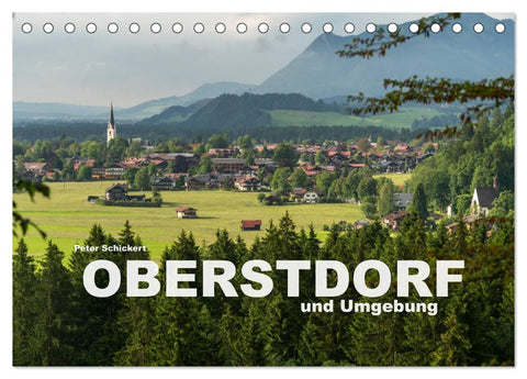 Oberstdorf und Umgebung (Tischkalender 2026 DIN A5 quer), CALVENDO Monatskalender