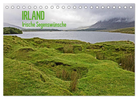 Irland - Irische Segenswünsche (Tischkalender 2026 DIN A5 quer), CALVENDO Monatskalender